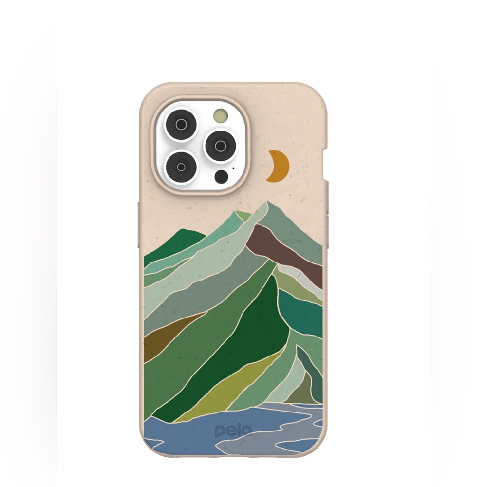 Pela Seashell Mountain Sketch iPhone 14 Pro Case *NWOT